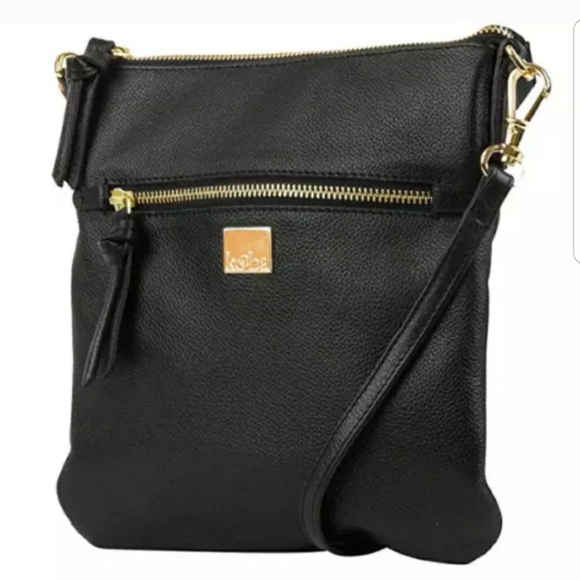 Kooba Handbags - KOOBA BLACK LEATHER CROSSBODY PURSE